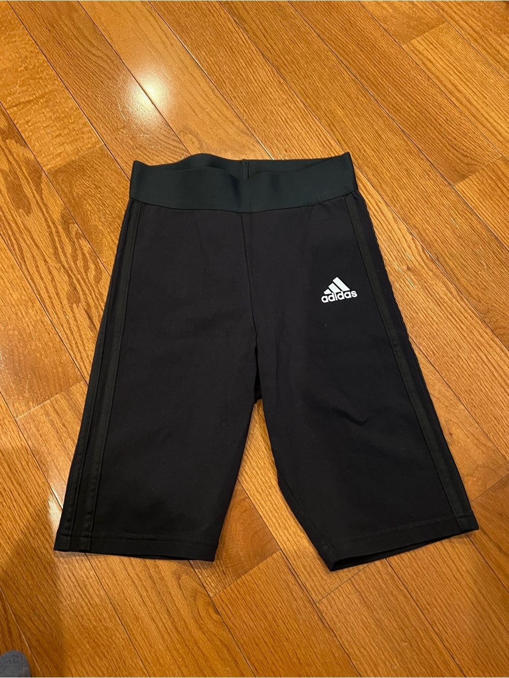adidas Black Bike Shorts with Logo